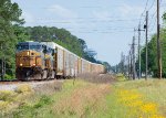 M208 (Baldwin to Louisville) departs Waycross on the Fitzgerald Sub 
